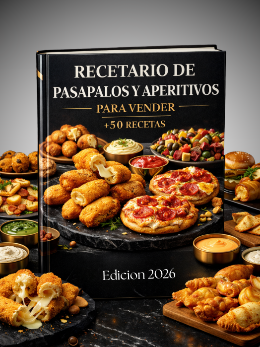 Recetario de Pasapalos y Aperitivos para Vender