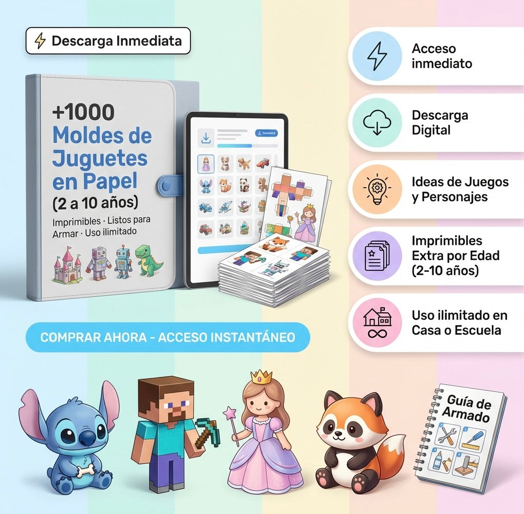 Niños creativos sin pantallas